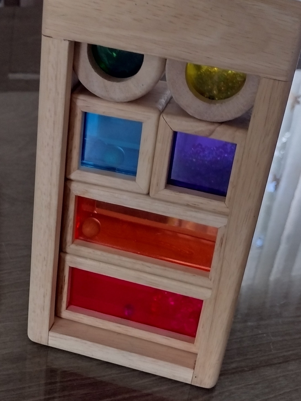 Wonderworld Rainbow Wooden Toy Sensory Sound Blocks Montessori Toy